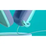 AUDÍFONOS DE DIADEMA GAMING DE COLOR MENTA LOGITECH DE CABLE CON MICRÓFONO PLUG-AND-PLAY G335